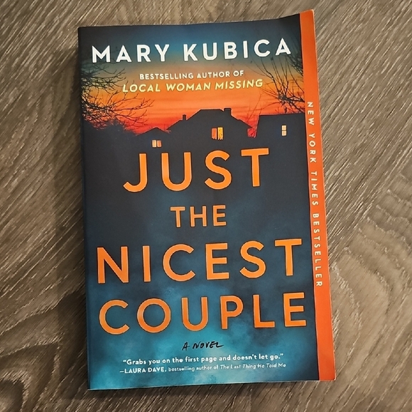 Mary Kubi Other - 'Just the Nicest Couple' Novel - Orange and Blue Cover